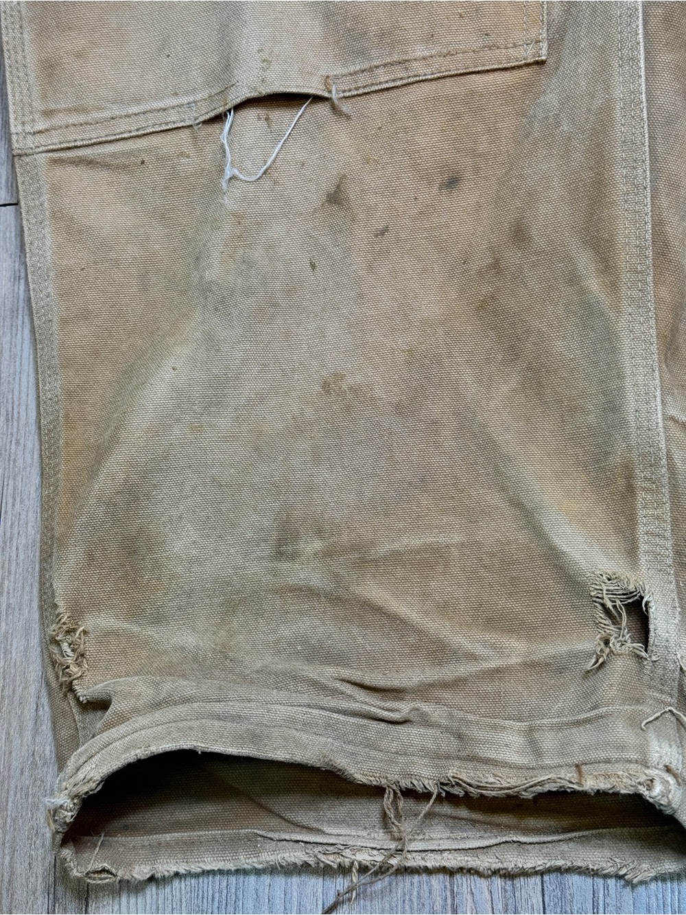 Carhartt Double Knee Overalls Men’s 38x34 Duck Canvas Insulated Made In USA Used - Picture 8 of 14